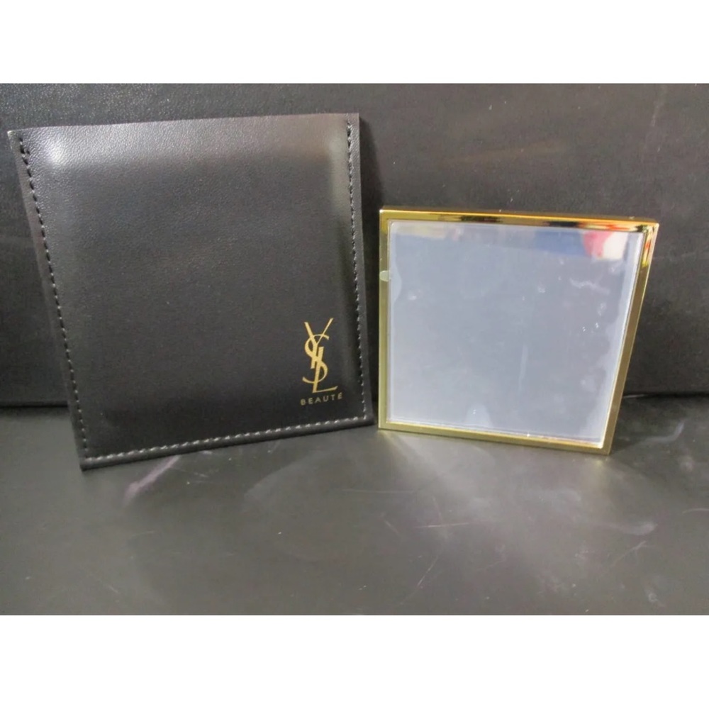 YSL beauty mirror and case